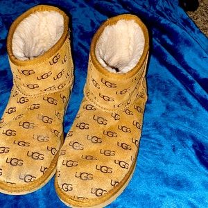 I’m is selling shoes the brand is Ugg they are brown